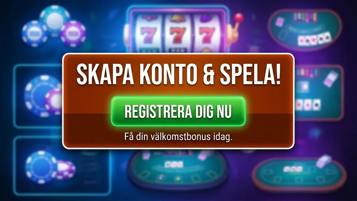 Registrera dig med bonus